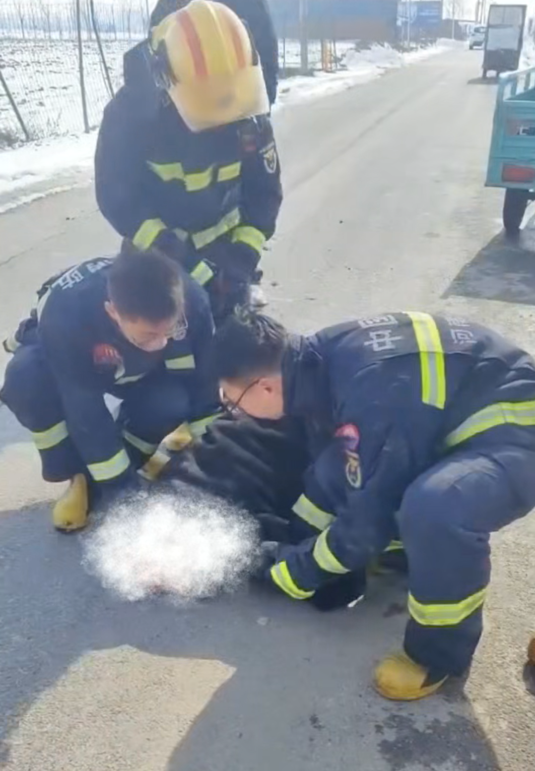 出警归途 暖心救助