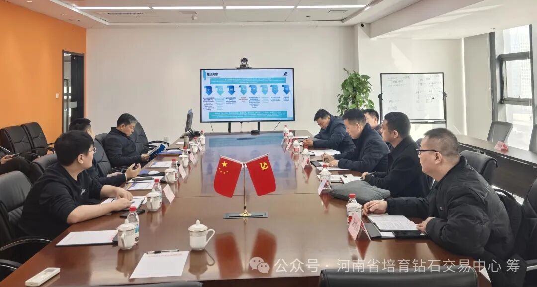 哈密市政府副秘书长王拓一行赴河南省培育钻石交易中心调研