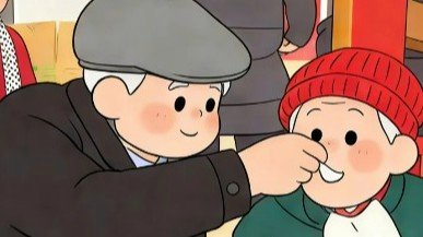 白头偕老具象化了！83岁老人把最稳的一口饭喂给老伴