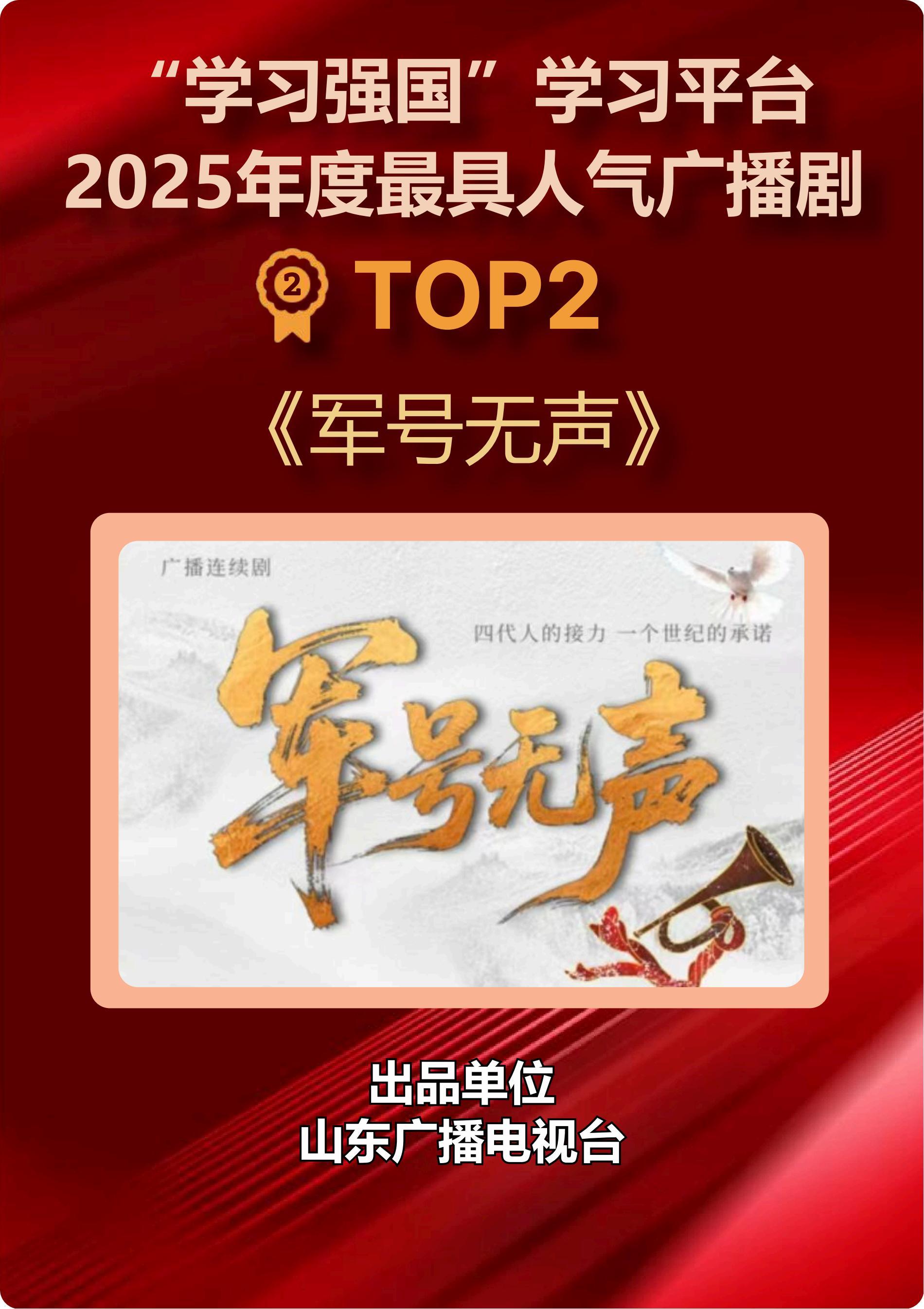 “学习强国”学习平台2025年度优秀广播剧人气榜单揭晓