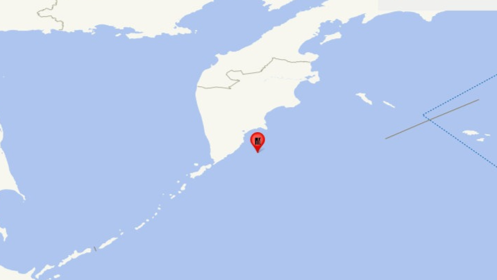 堪察加东岸附近海域发生5.6级地震 震源深度30千米