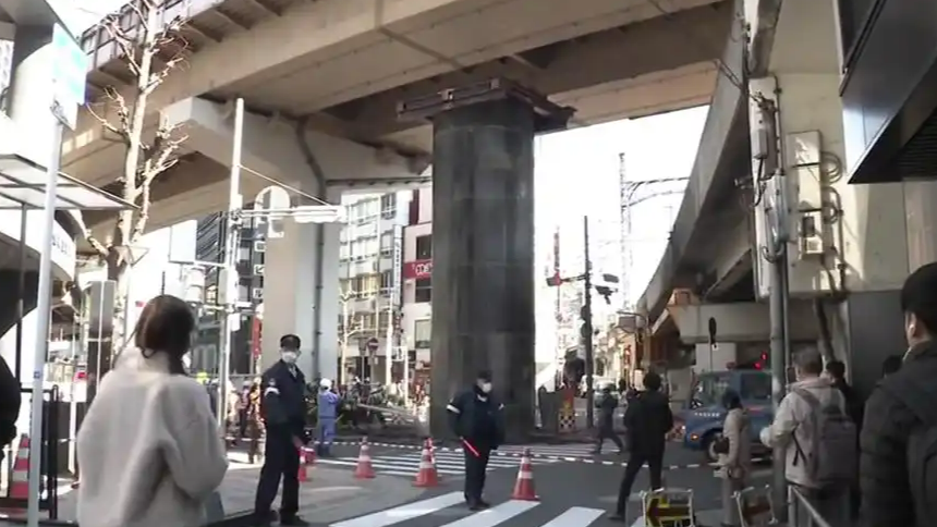 日本一地下管道冲出地面18米
