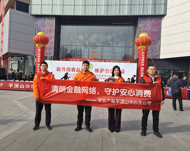 平安产险平顶山中心支公司开展“清朗金融网络 守护安心消费”主题宣传活动
