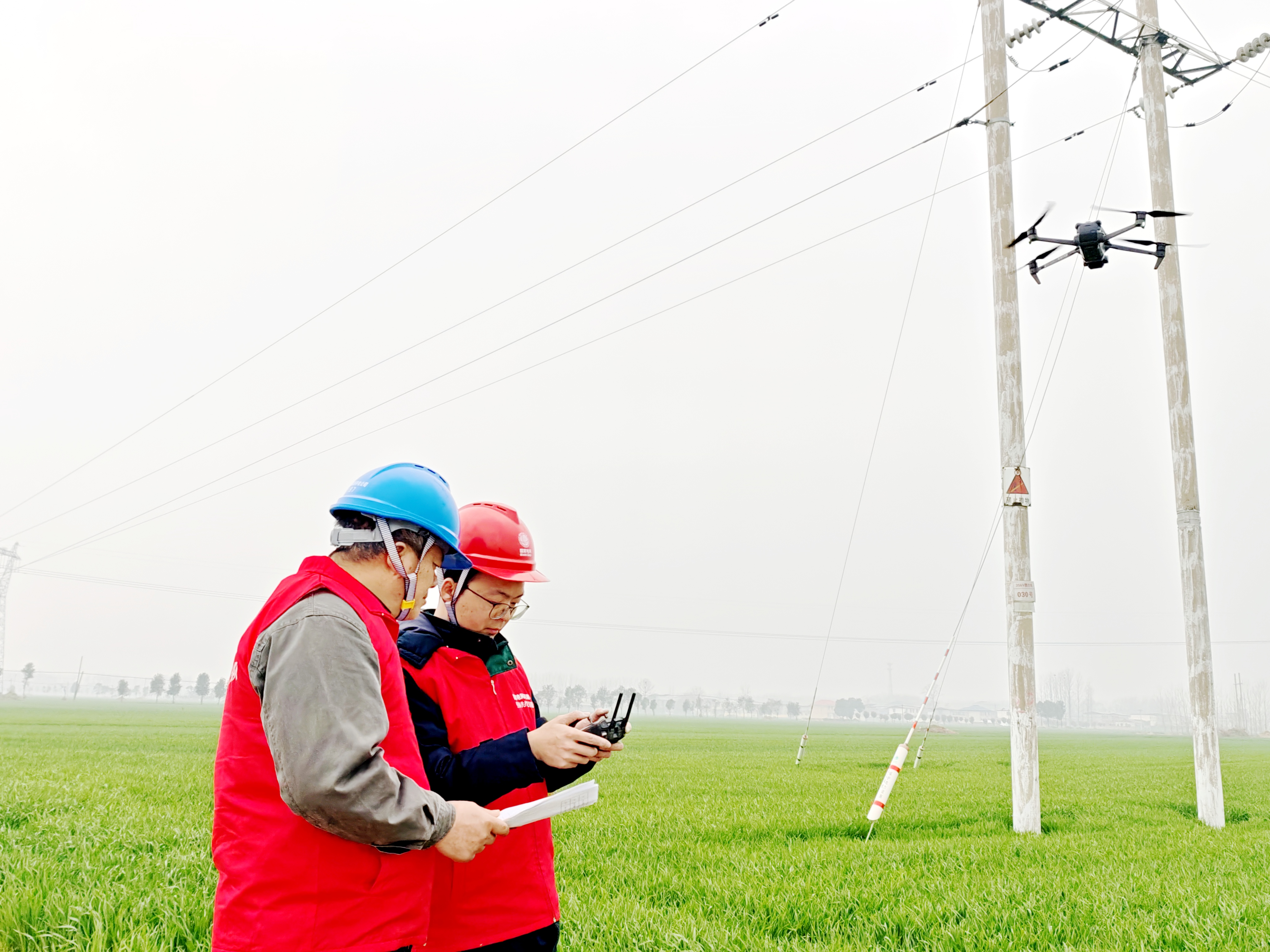 国网平舆县供电公司：人机协同齐上阵 护航春耕“满格电”