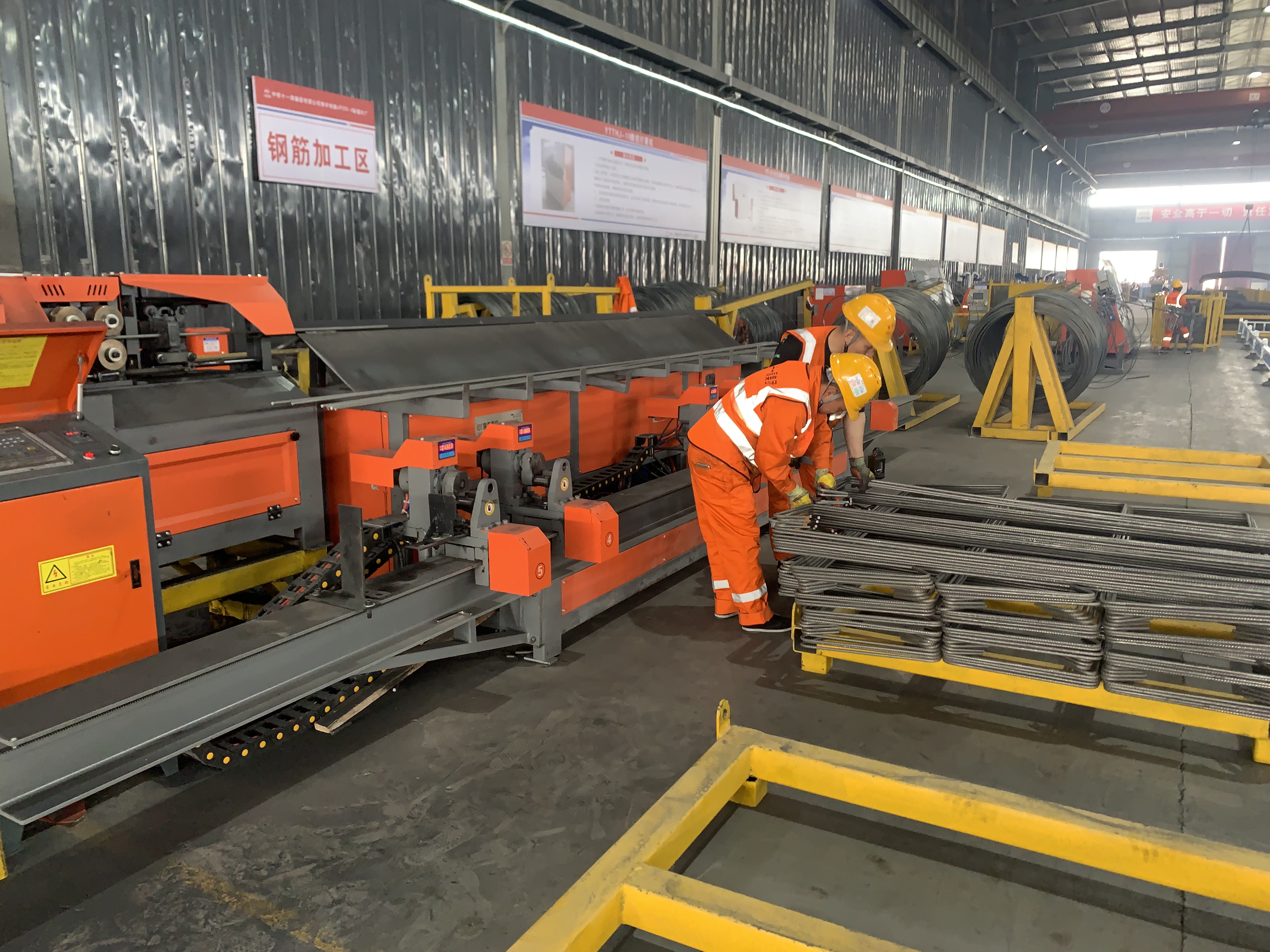 焦洛平铁路邙山隧道管片厂投产 产出省内最大直径盾构管片