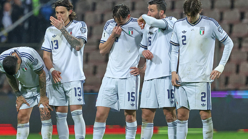 意大利队连续三届无缘世界杯决赛圈