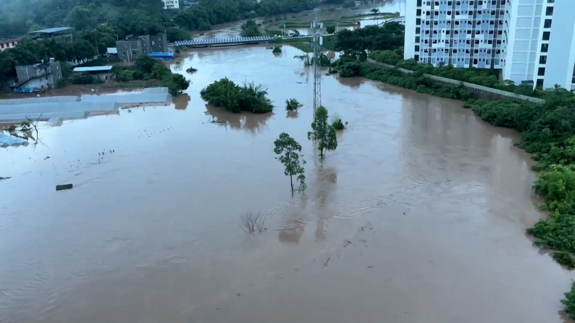 重庆永川暴雨致17人失联，1人死亡，区政府：正在统计情况