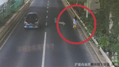 女子骑共享单车跟着导航上高速，民警：你知道路人打了多少个110吗？