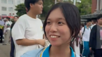 女孩考完数学，自信估分149分到150分！直言大题虽难仍保持信心