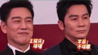李晨亮相红毯难掩愁绪