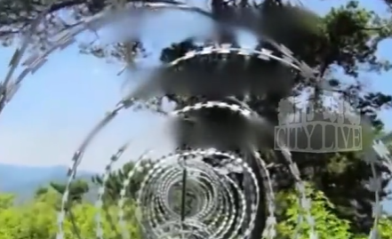 泰山景区建135公里刀片刺绳隔离网，用边境线的标准围泰山