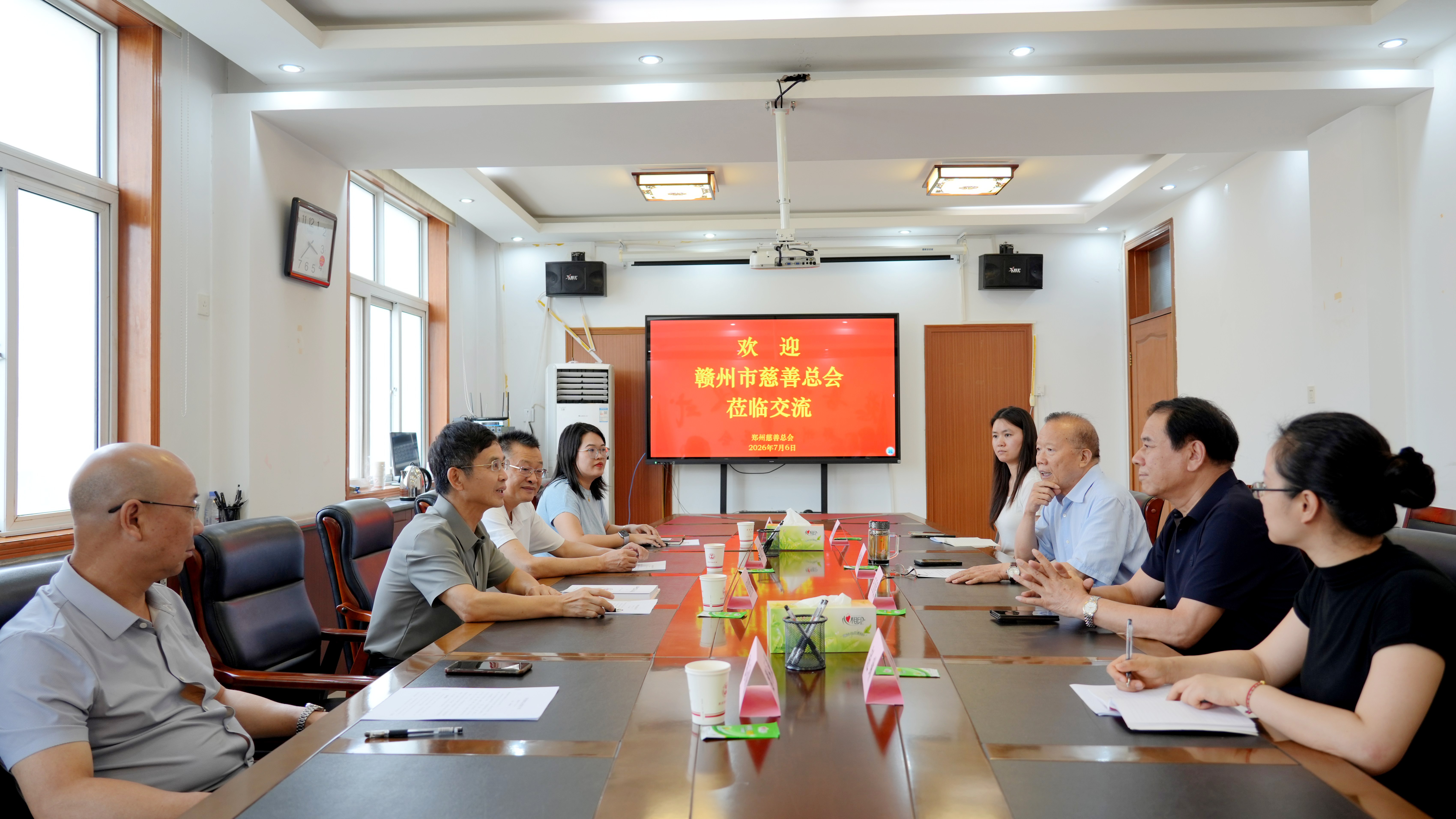江西省赣州市慈善总会赴郑州考察慈善工作
