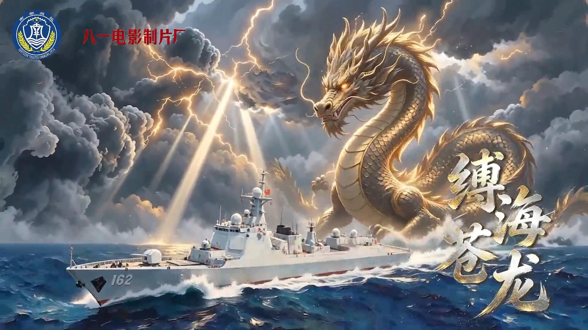 高燃！南部战区发布战巡黄岩岛创意短片