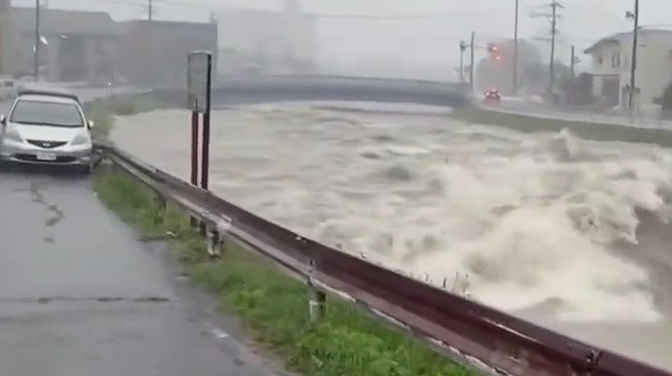 日本名古屋遭强降雨 多处亚运会场馆漏雨