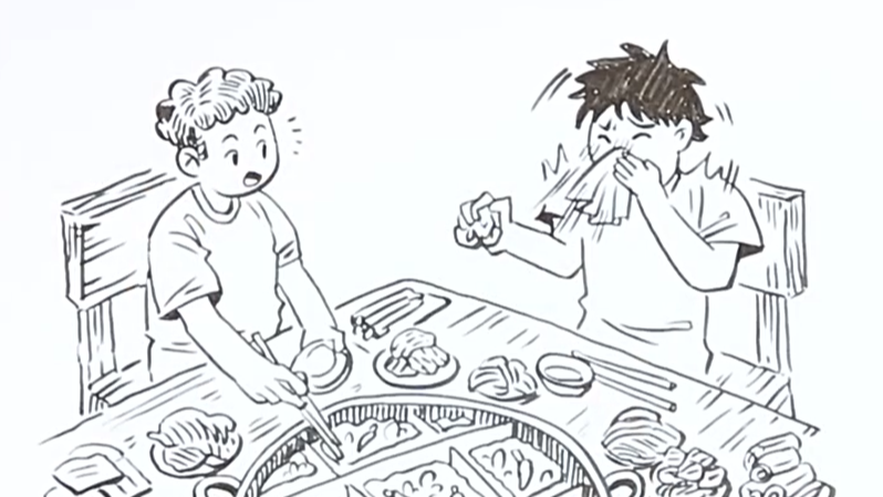 为什么有人吃辣后会流鼻涕？